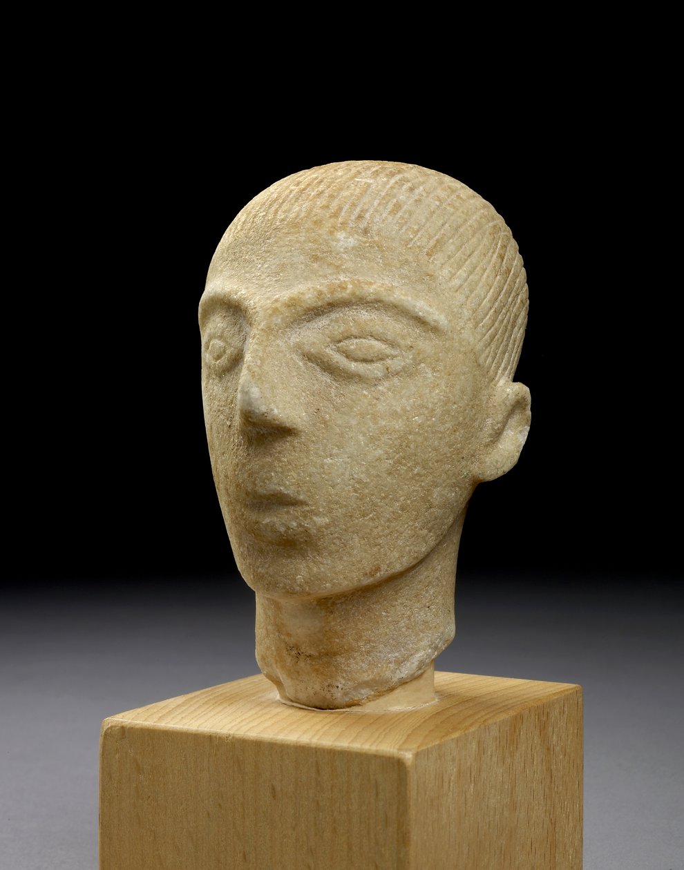 Hlava kykladské figurky (mramor) od Greek