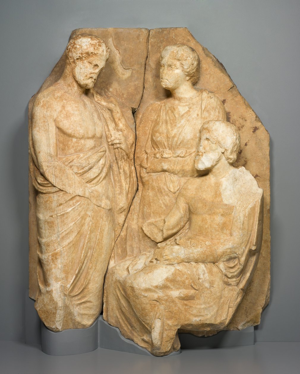 Fragment pohřebního Naiskos od Greek School