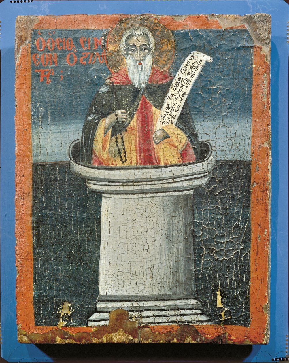 Portrét svatého Simeona, Řecko od Greek School