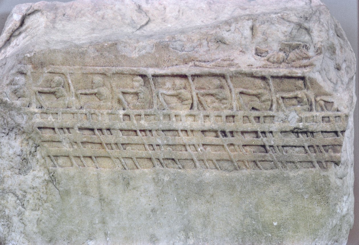 Reliéf trirémy od Greek School