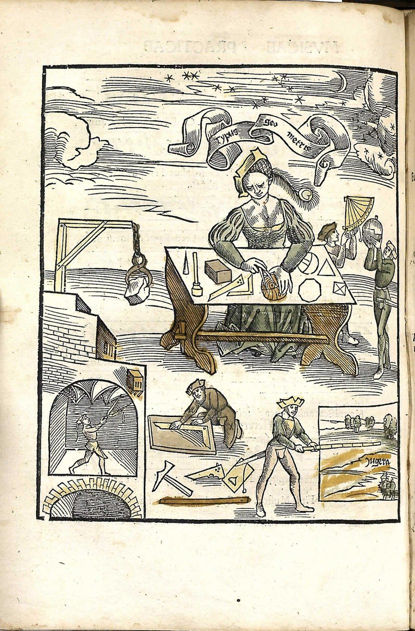 Margarita Filosofická Geometrie, 1504 od Gregor Reisch