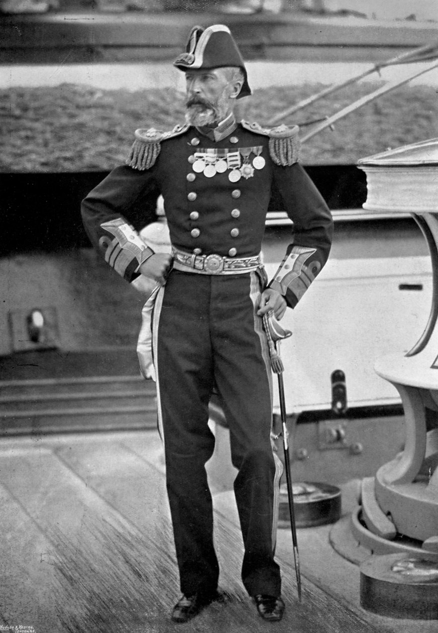 Admirál Sir Michael Culme-Seymour, 1896 od Gregory and Co
