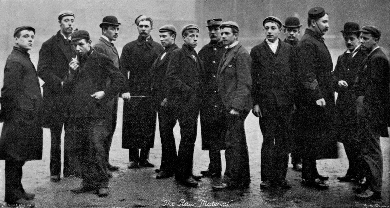 Armádní syroví rekruti, 1895 od Gregory and Co