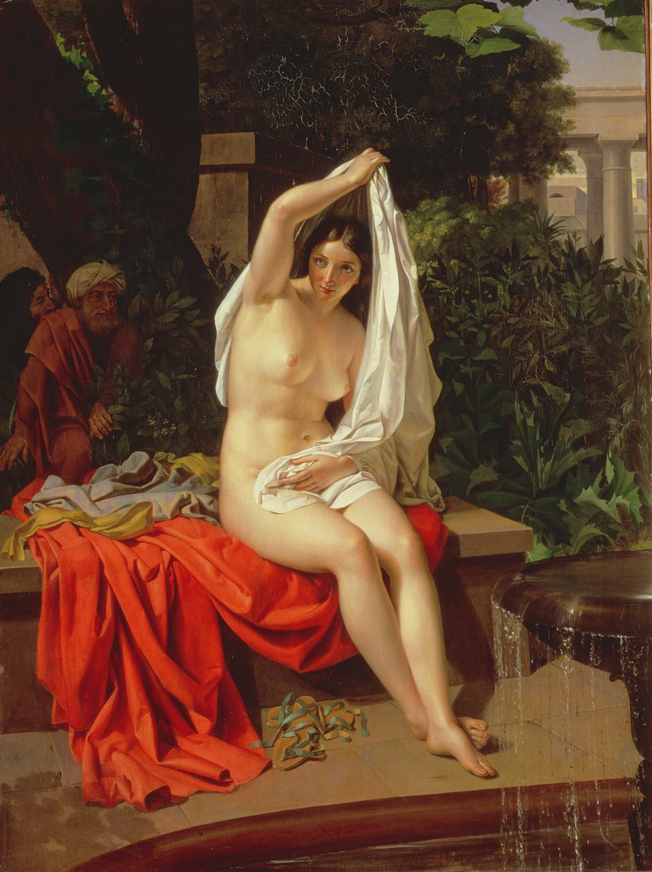 Susanna a starší, 1831 od Grigori Ignatevich Lapchenko