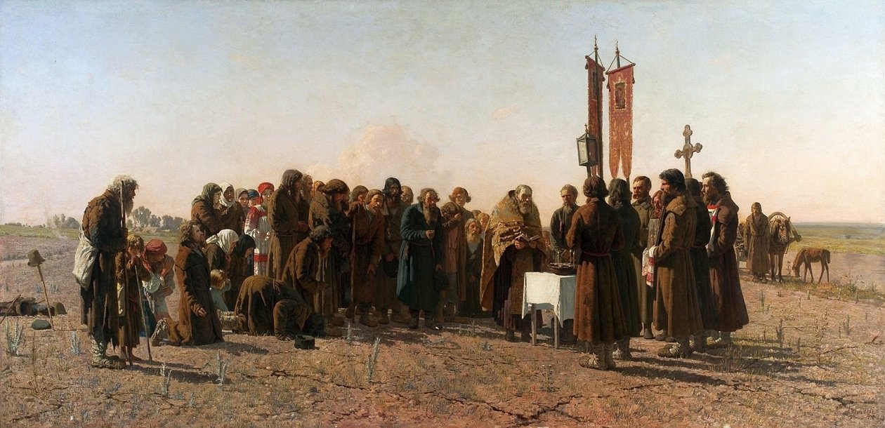 Modlitba v době sucha. od Grigoriy Myasoyedov