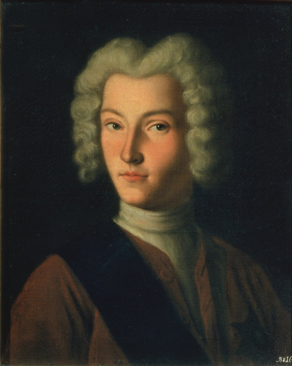 Portrét cara Petra II. (1715-30) od Grigory Dmitriev Molchanov