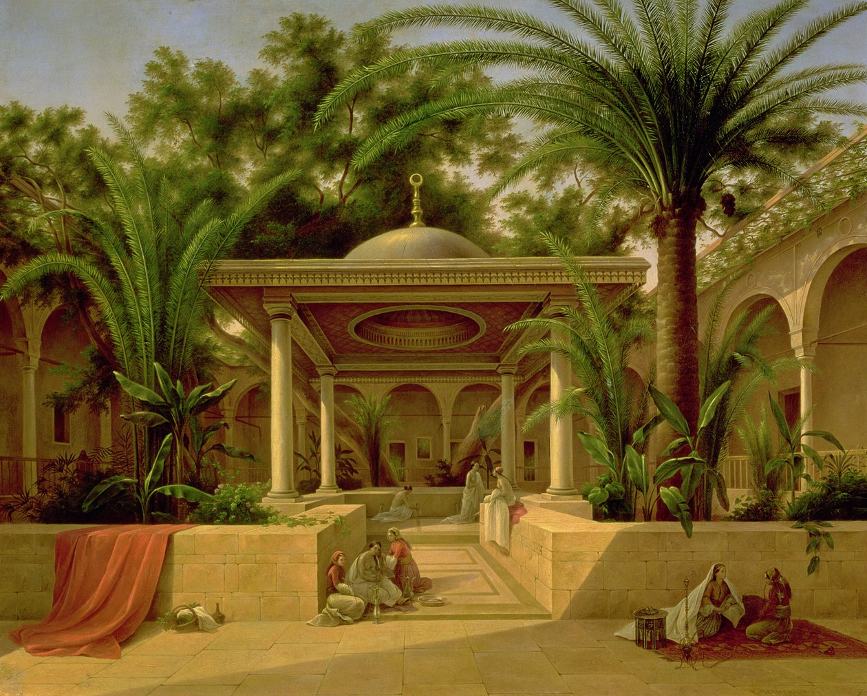 Fontána Khabanija, Káhira, 1845 od Grigory Tchernezov