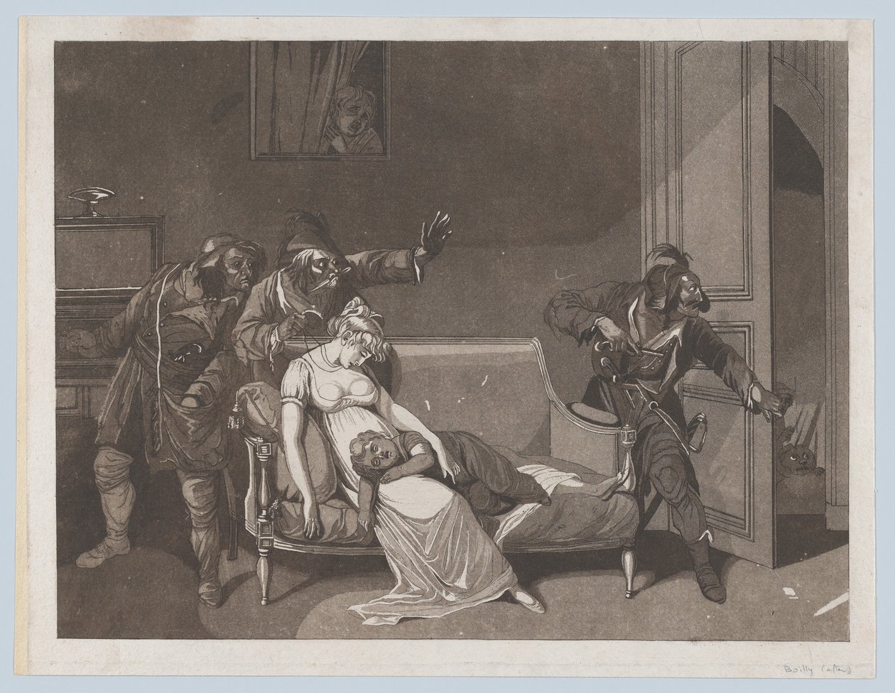 První scéna zlodějů, ca. 1805. od Gror