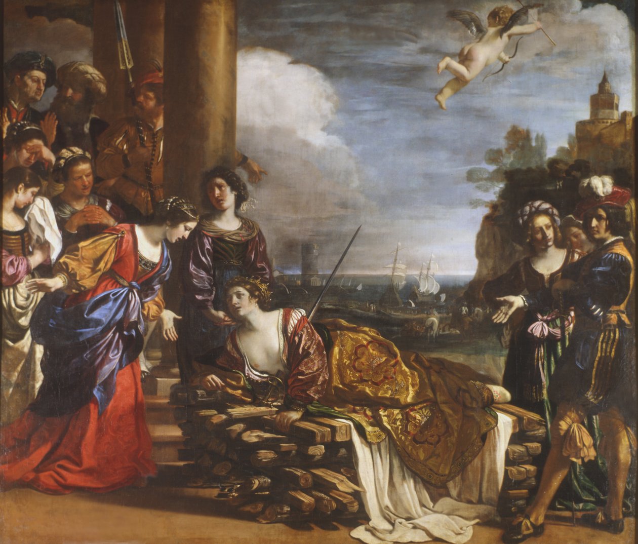 Smrt Dido, 1631 od Giovanni Francesco Barbieri