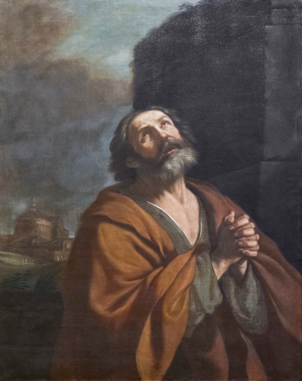 Pyhä Pietari itki od Guercino (1591 1666)