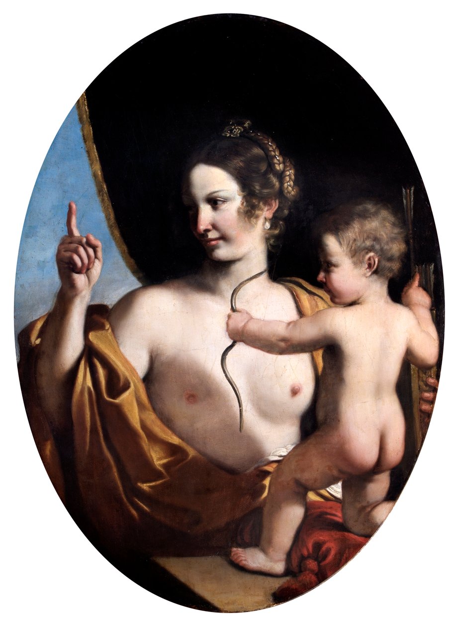 Venuše a Amor od Guercino (1591 1666)