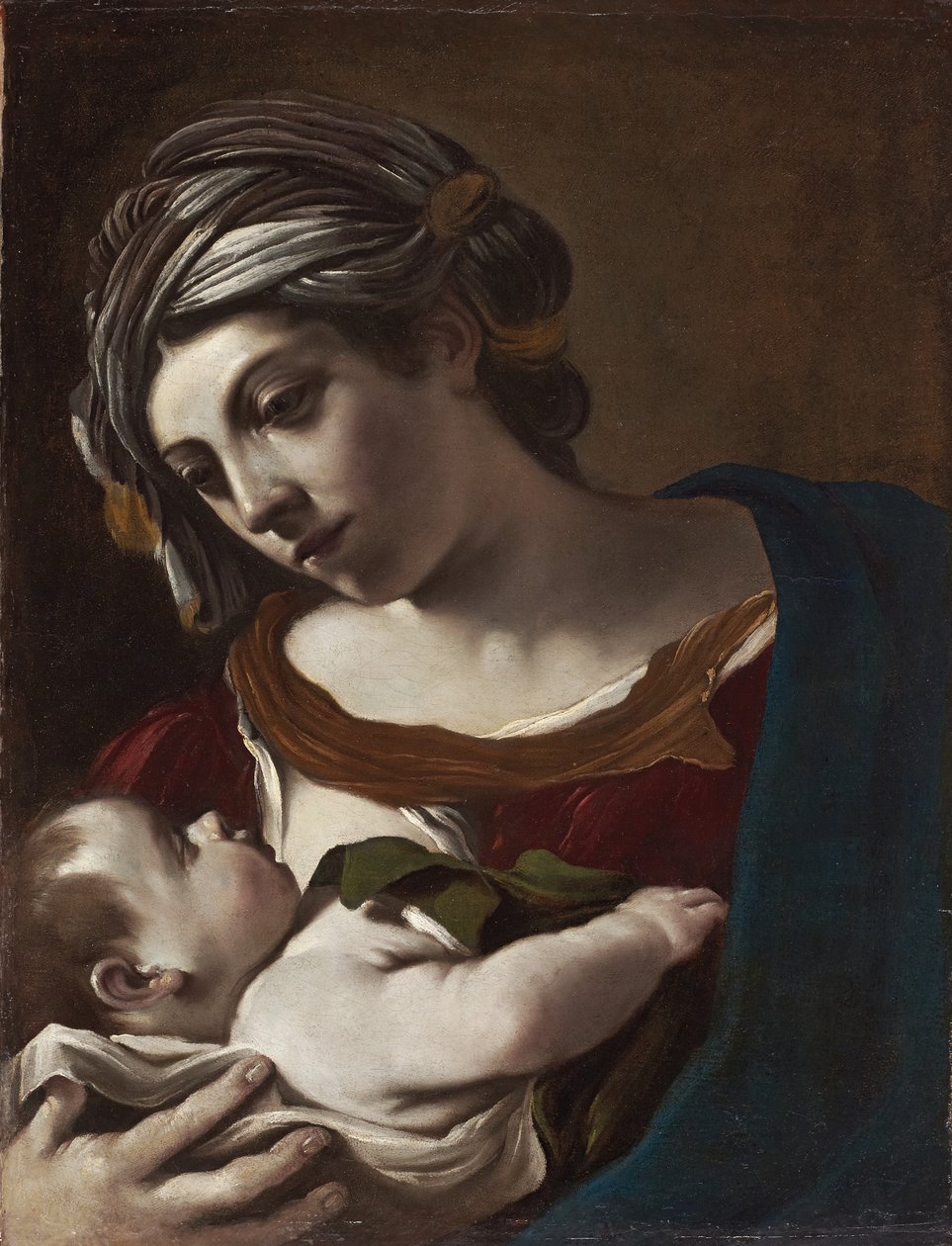 Neitsyt ja lapsi od Guercino (1591 1666)