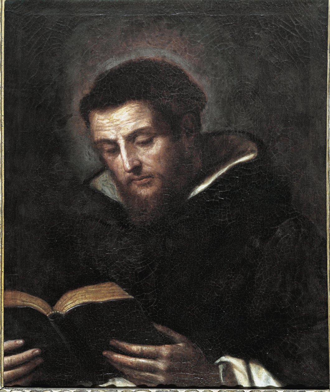 Svatý Dominik (olej na plátně od Guercino