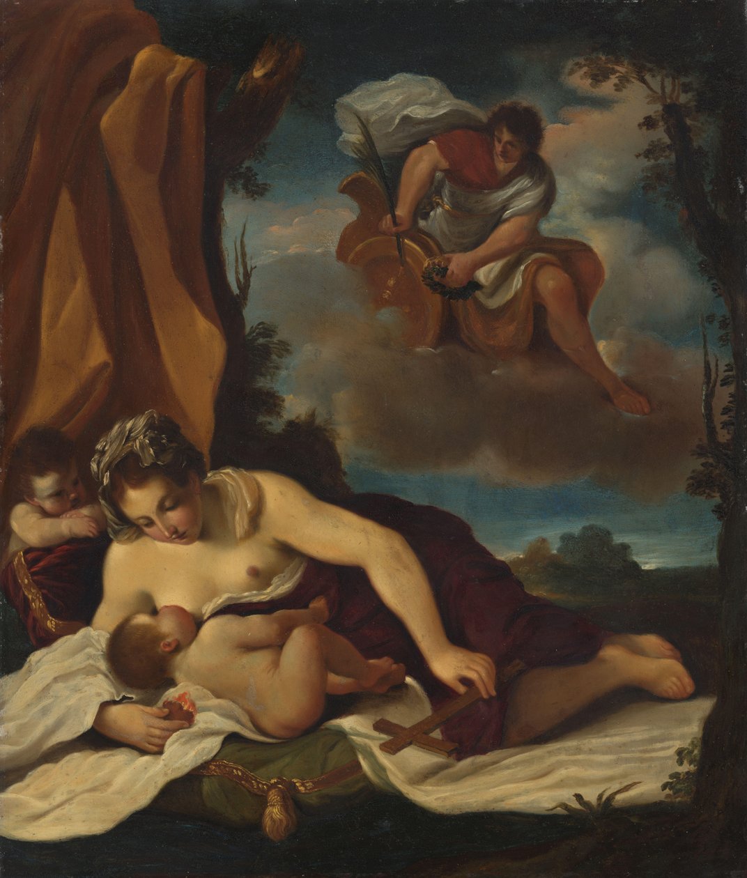 Charita od Guercino (copy after)