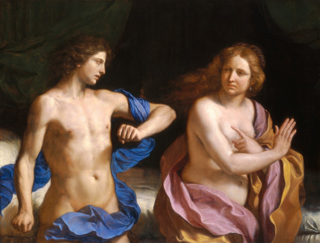 Amnon a Tamar, 1649-1650. od Guercino