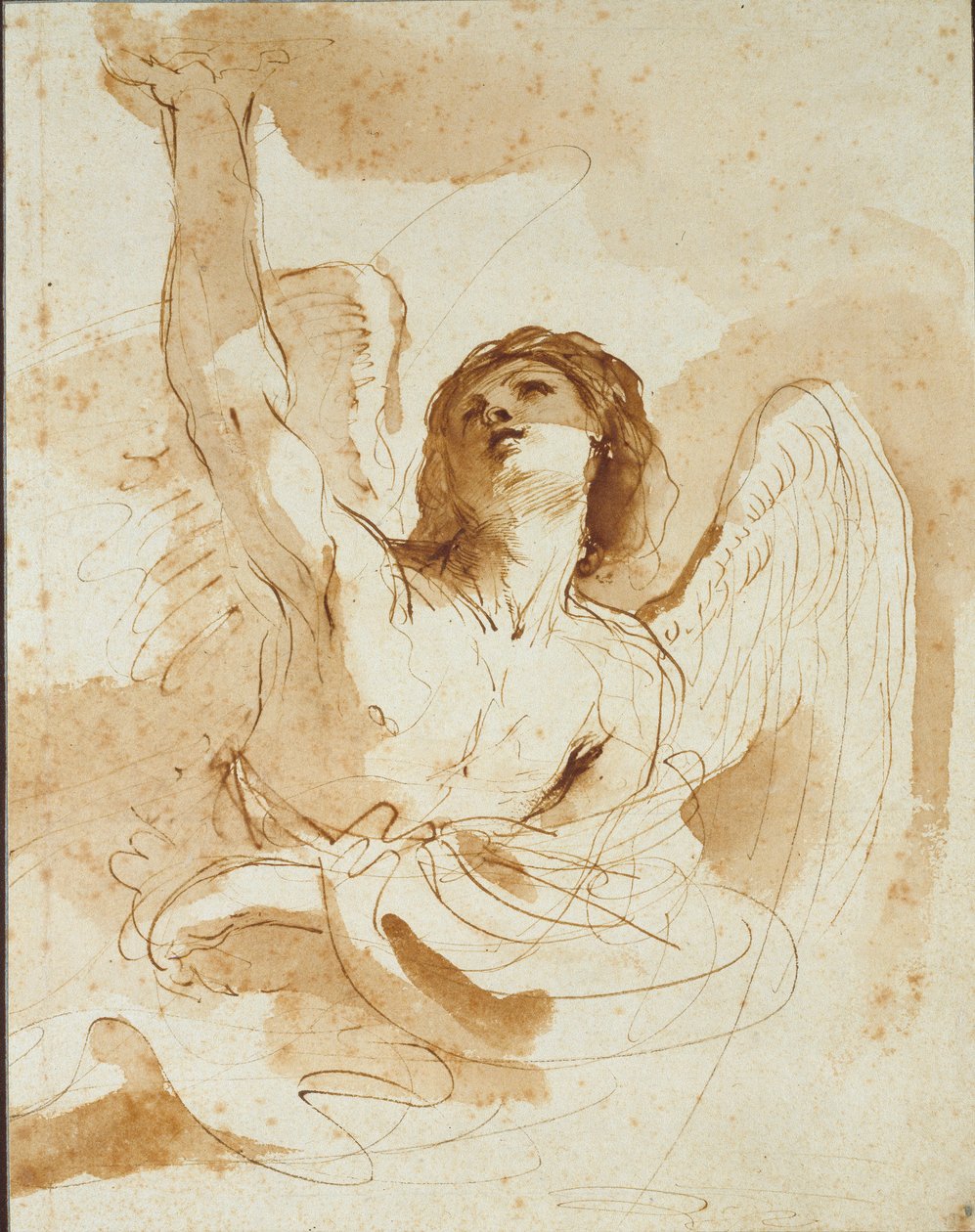 Anděl, počátek 17. století od Guercino