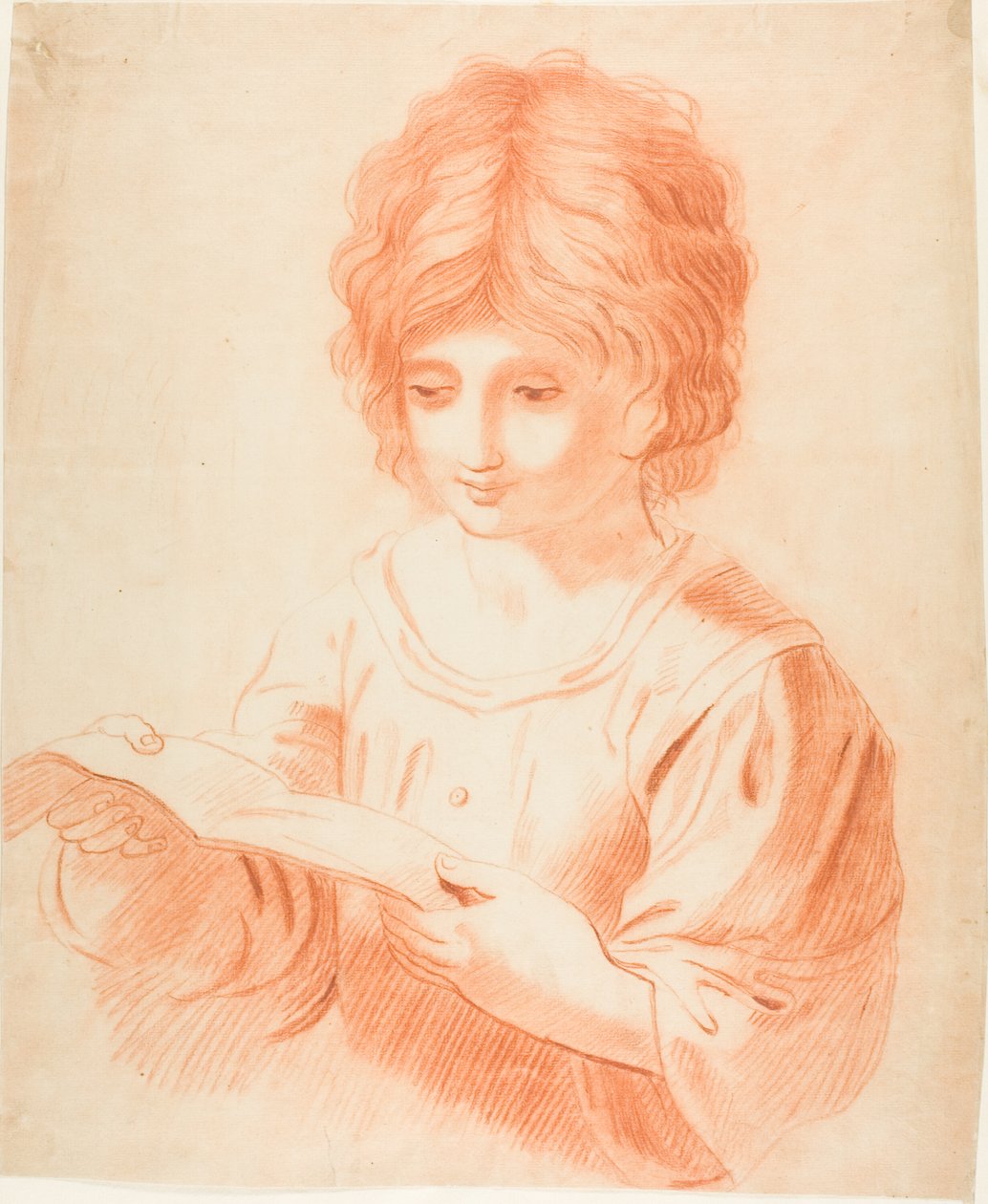 Chlapec čtení od Guercino