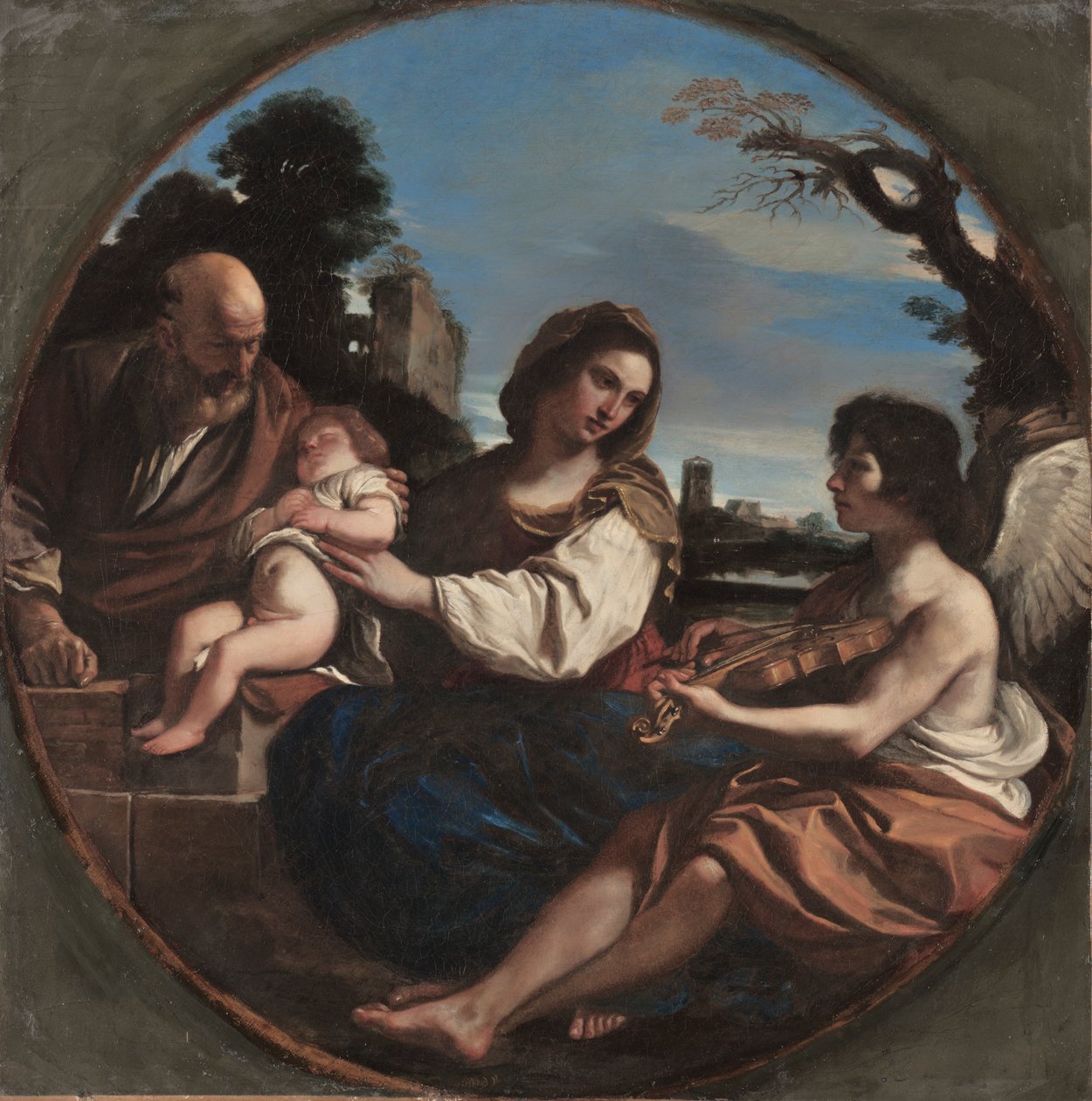Odpočinek na útěku do Egypta, 1624. od Guercino