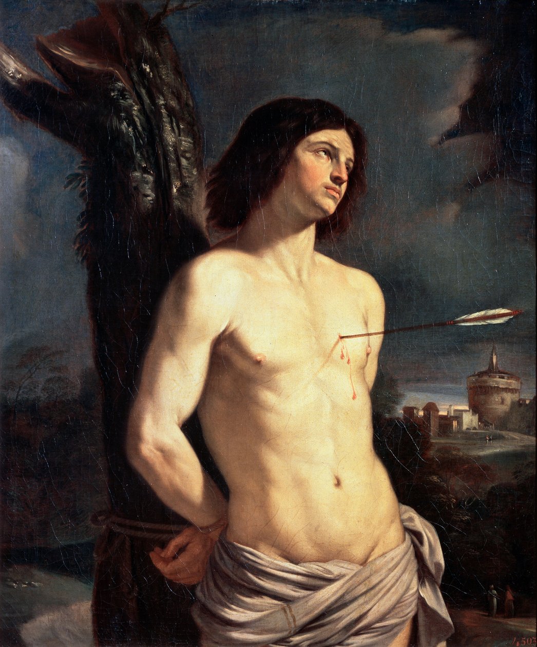 Svatý Šebestián, 1642. od Guercino