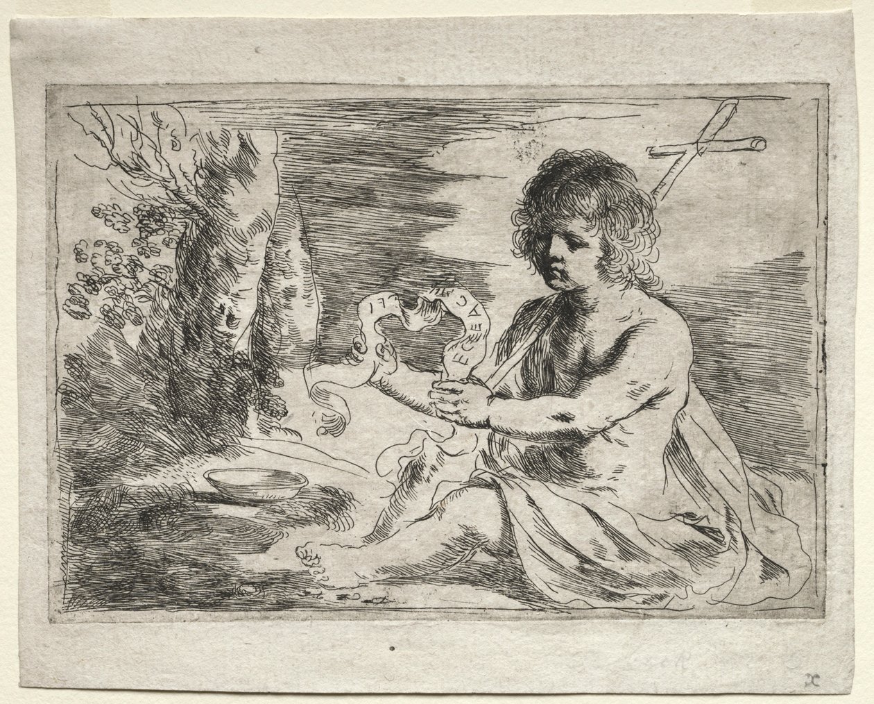 Svatý Jan Křtitel, 50. léta 17. století. od Guercino
