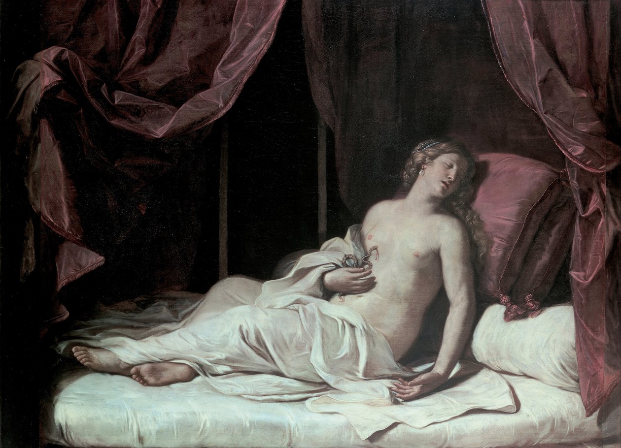 Smrt Kleopatry, 1648 od Guercino