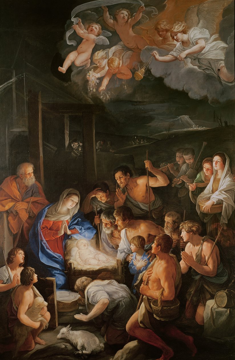 Klanění pastýřů, 1642 od Guido Reni