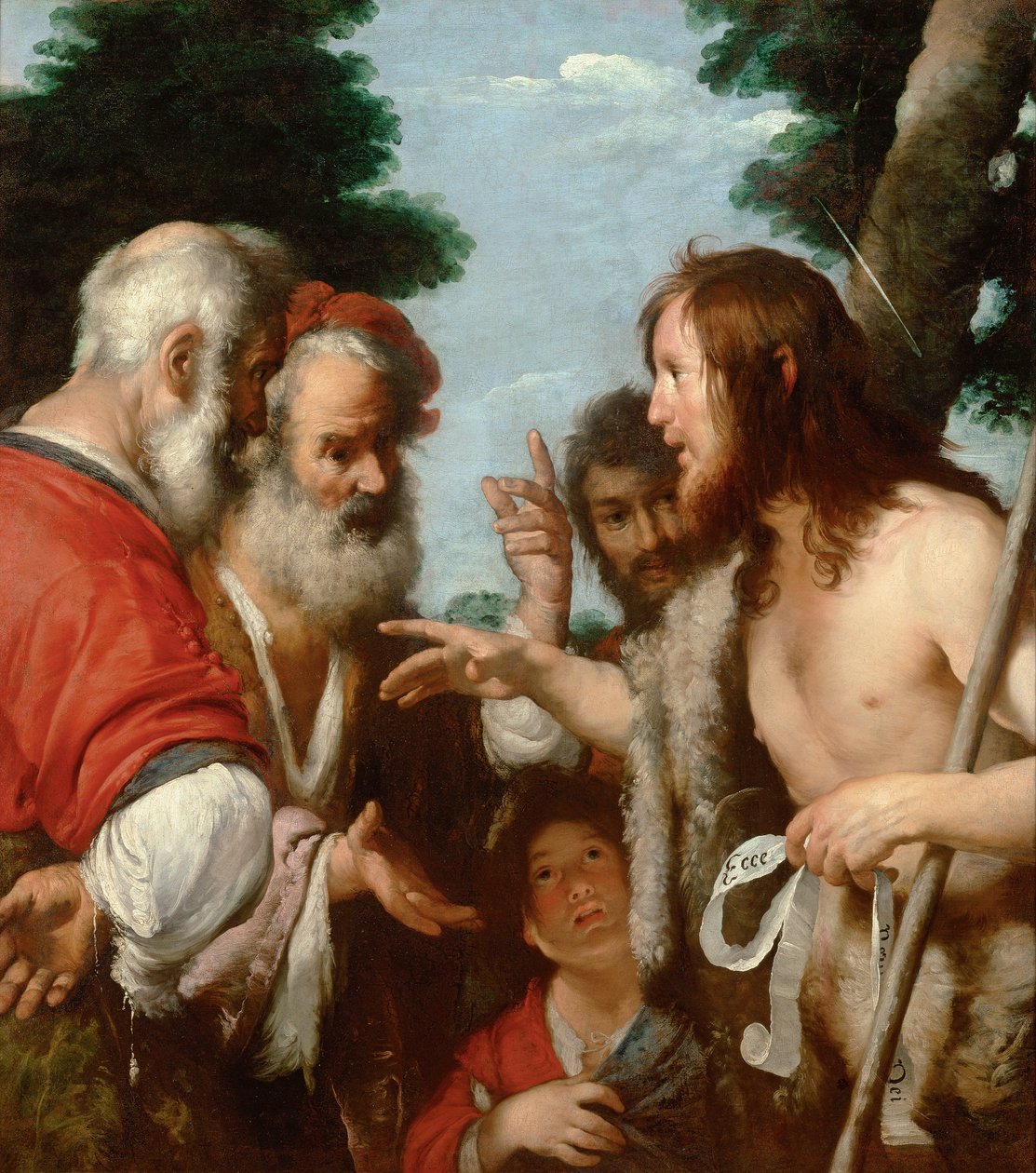 Křest Kristův od Guido Reni