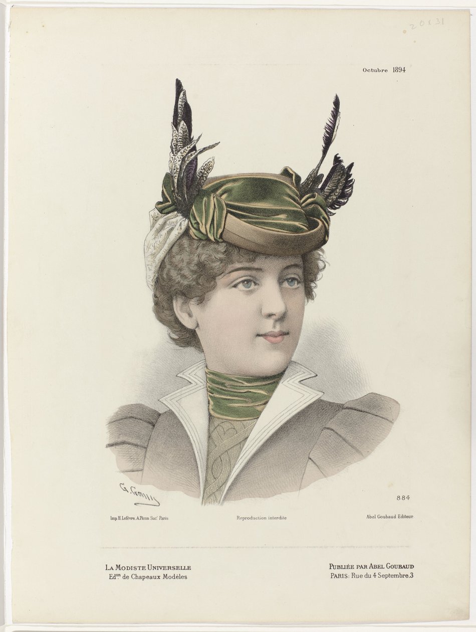 The Universal Milliner, říjen 1894, č. 884 od Guido Gonin
