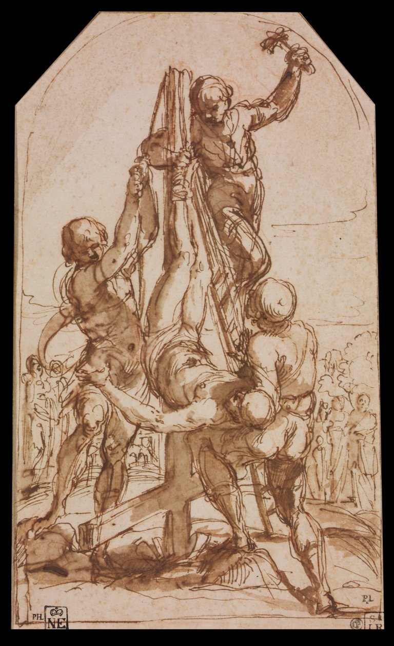 Ukřižování svatého Petra od Guido Reni