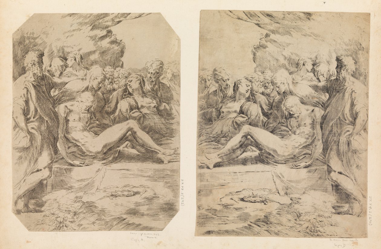 Entombment, ca. 1595-1600. od Guido Reni