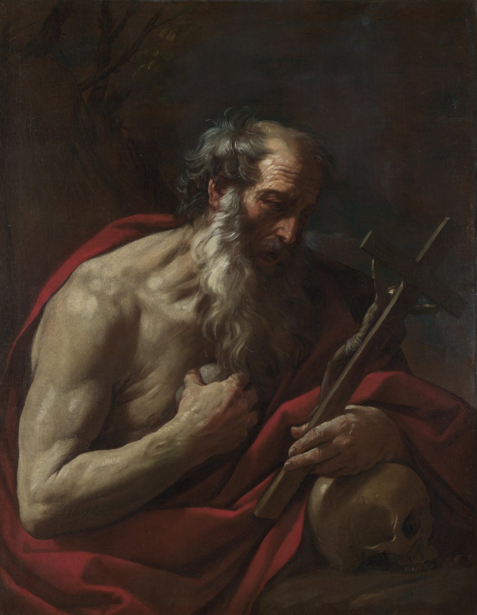 Svatý Jeroným, asi 1624-1625. od Guido Reni