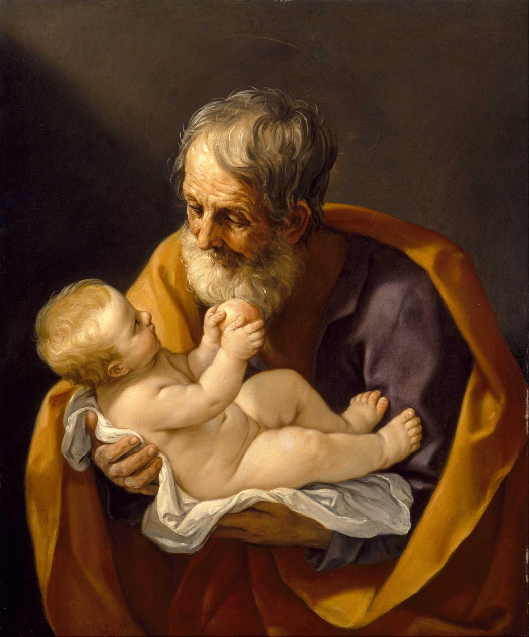 Svatý Josef a Ježíšek od Guido Reni