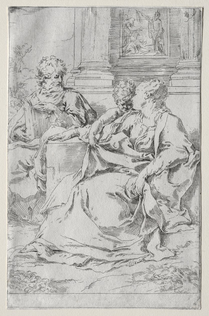 Svatá rodina. od Guido Reni