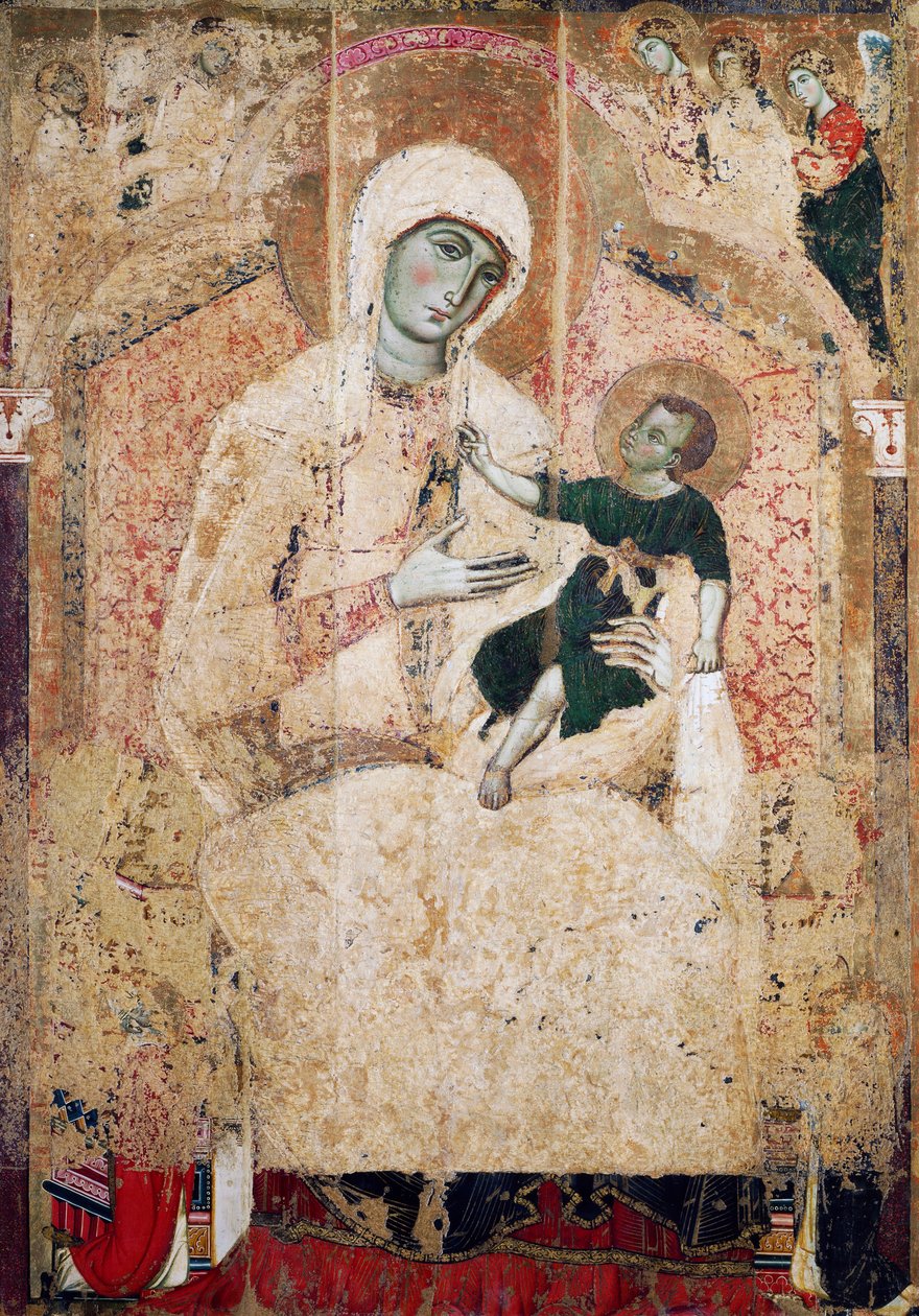 Intronizovaná Madonna od Guido da Siena