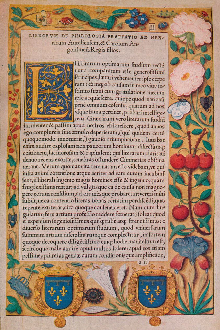 "Filologie", c1530 1947 od Guillaume Bude