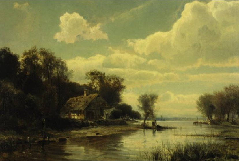 Rybářská chata od Gustaf Rydberg