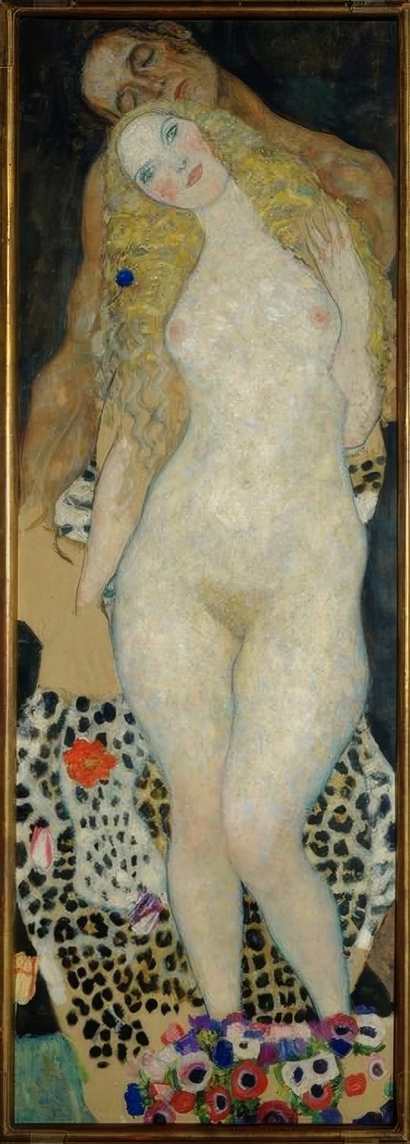 Adam a Eva od Gustav Klimt