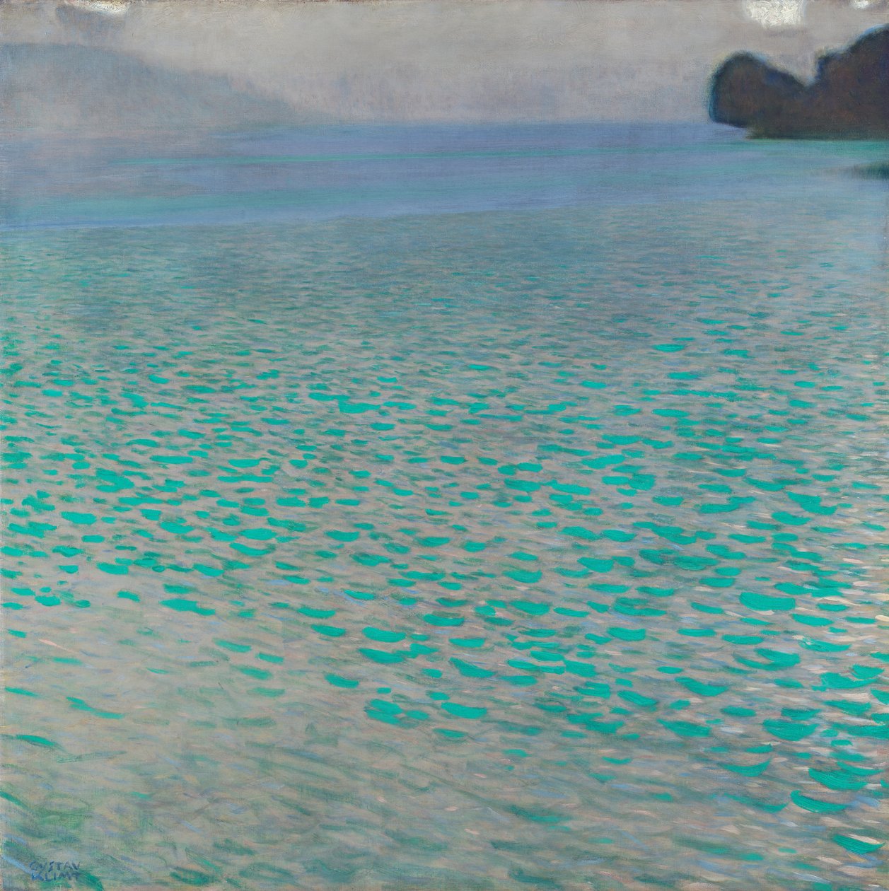 Attersee od Gustav Klimt