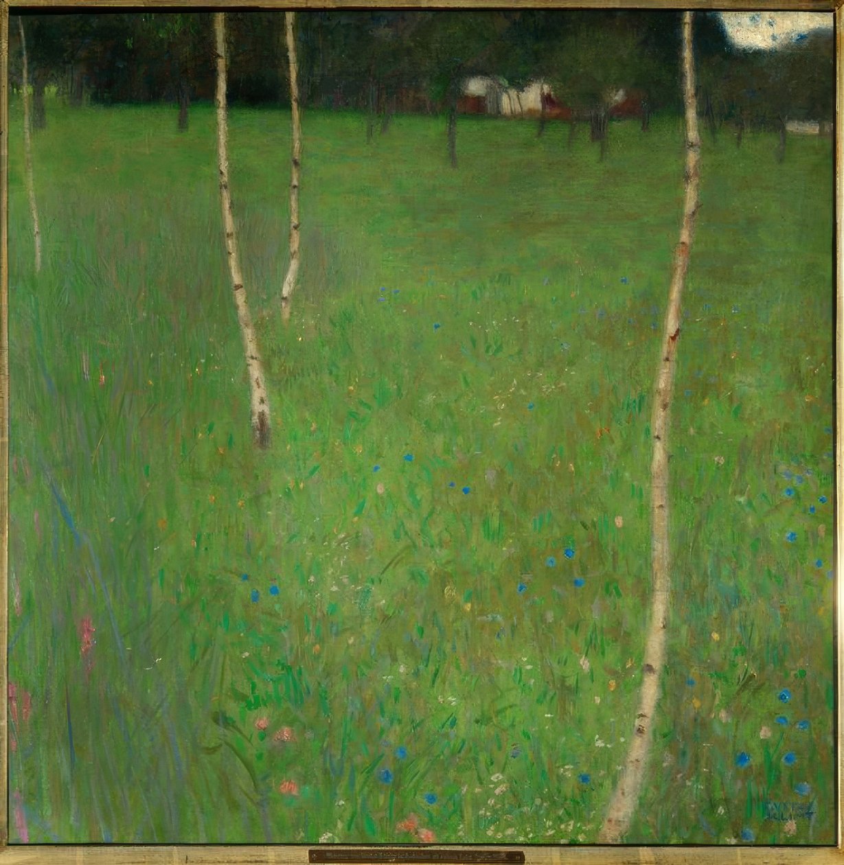Statek s břízami od Gustav Klimt