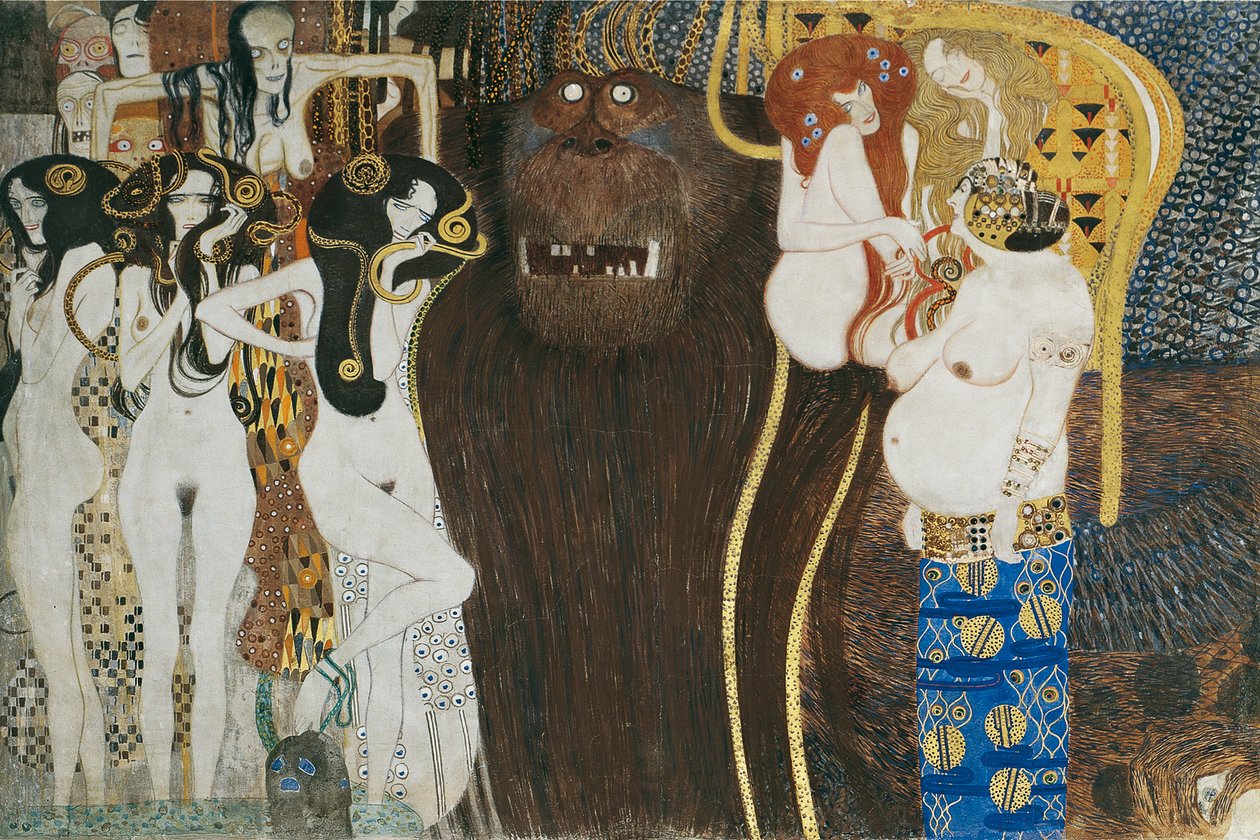 Beethovenův vlys od Gustav Klimt