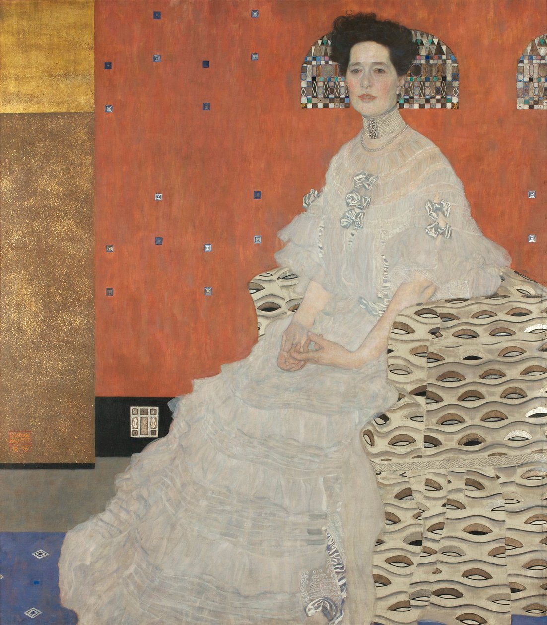 Portrét Fritzy Riedlera od Gustav Klimt
