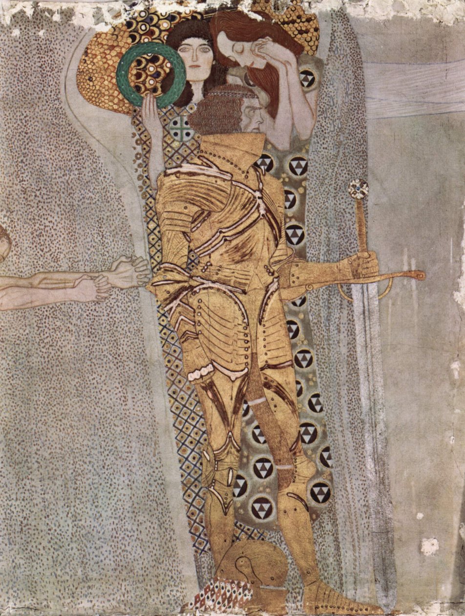 Beethovenův vlys, nástěnná malba v Sezessionhausu ve Vídni od Gustav Klimt