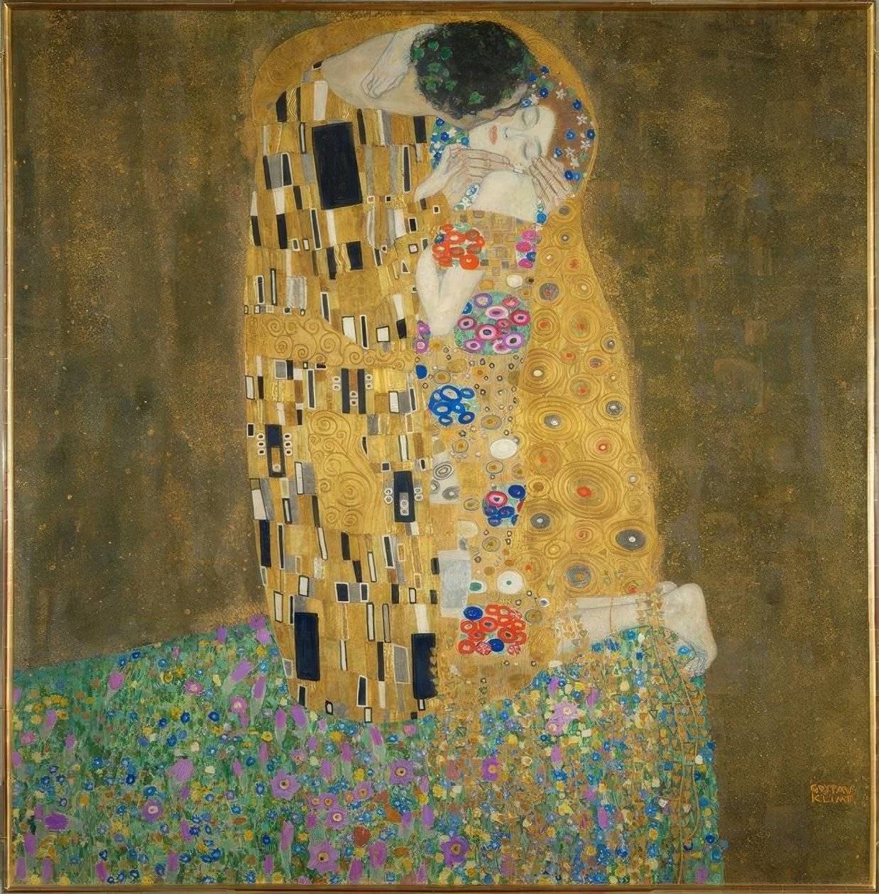 Polibek od Gustav Klimt