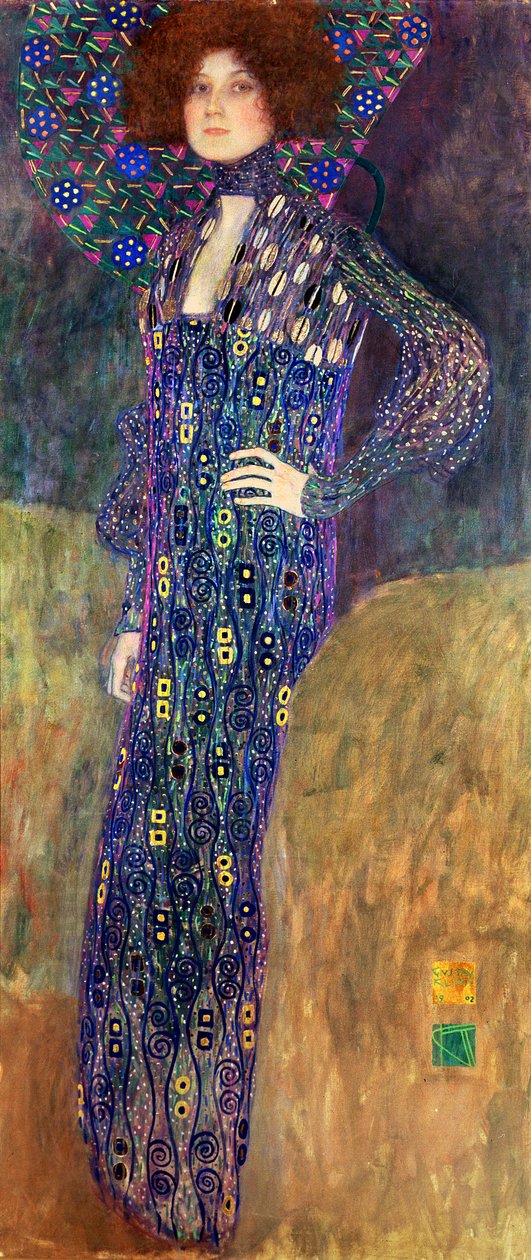 Emilie Floege, 1902 od Gustav Klimt
