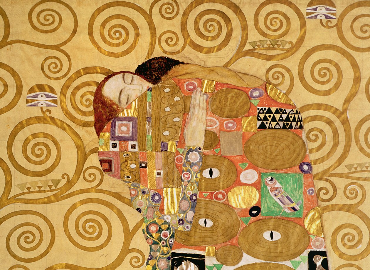 Plnění (Stoclet Frieze) c.1905-09 (tempera, wc) (detail 65884) od Gustav Klimt