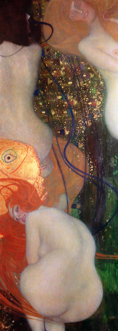 Zlatá rybka, 1901-02 od Gustav Klimt