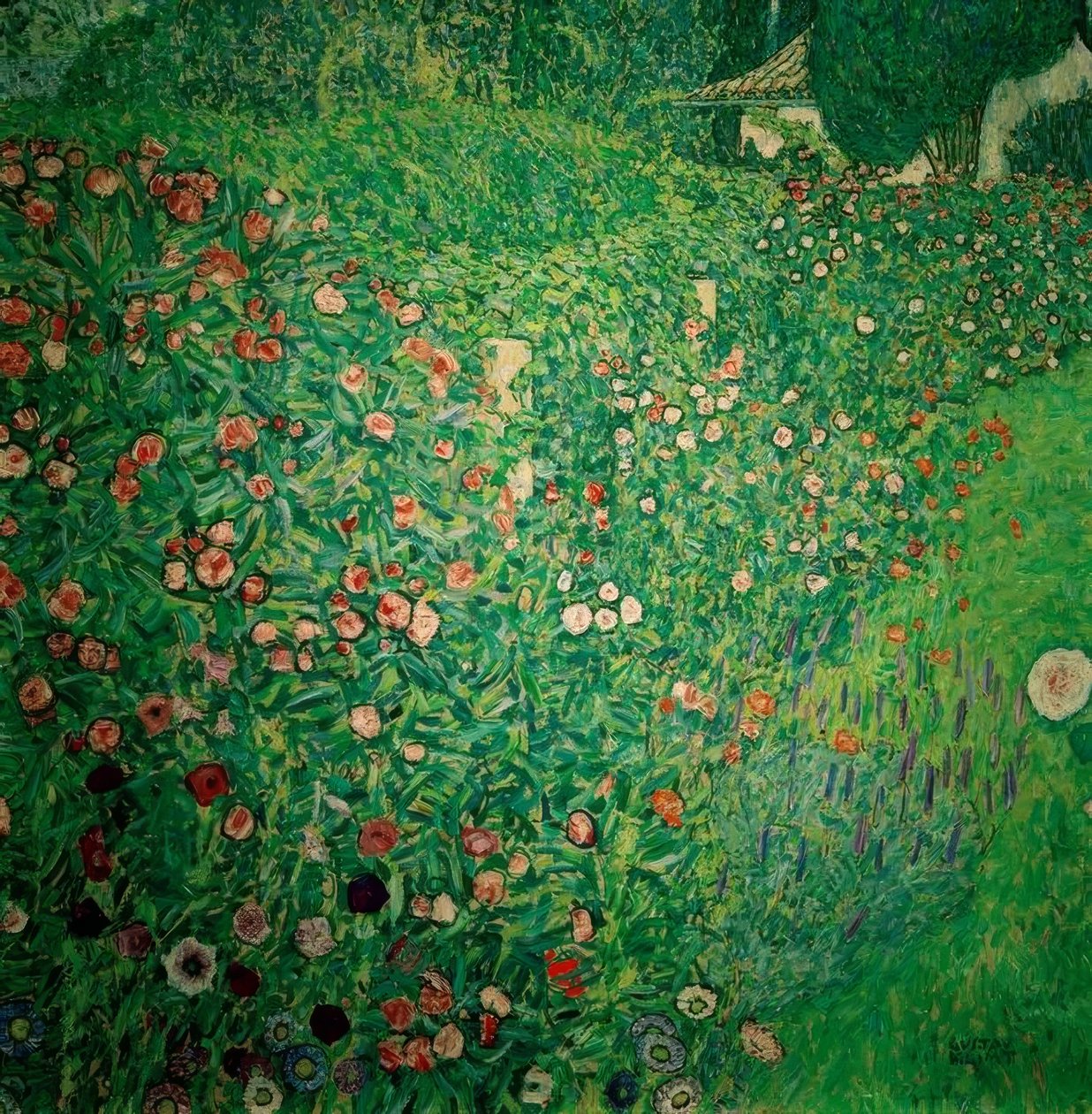 Italská zahradní krajina od Gustav Klimt