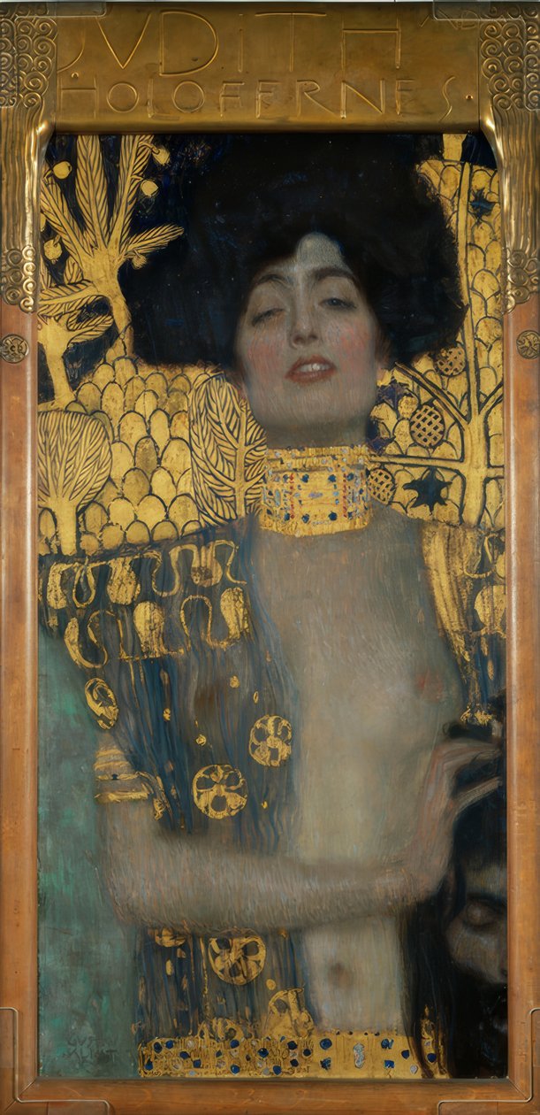 Judith s hlavou Holofernes od Gustav Klimt