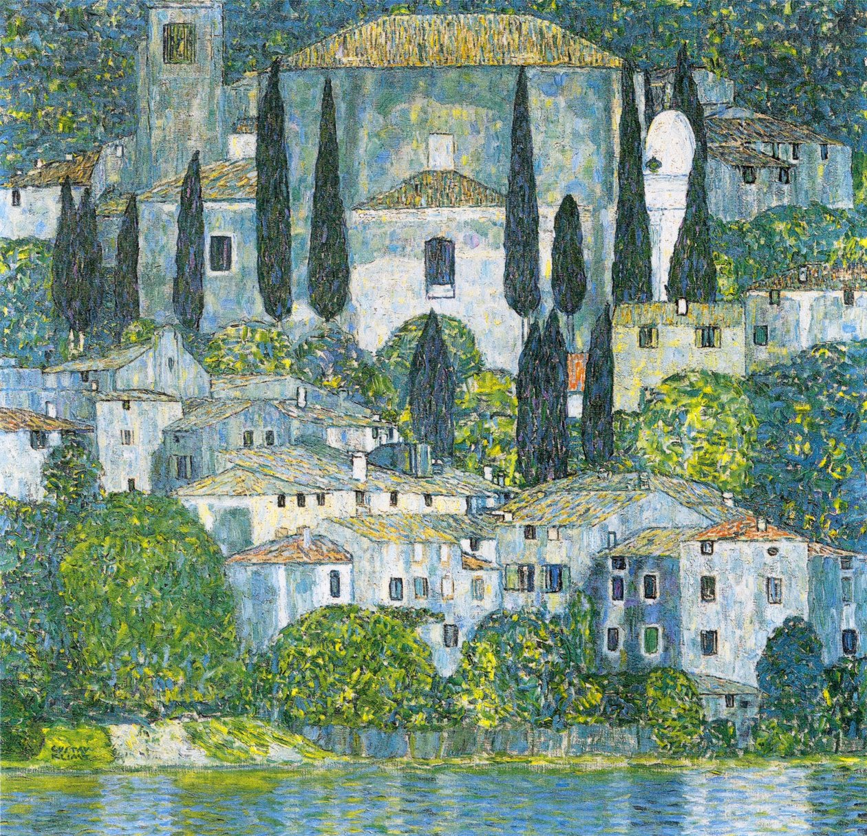 Kirche in Cassone od Gustav Klimt
