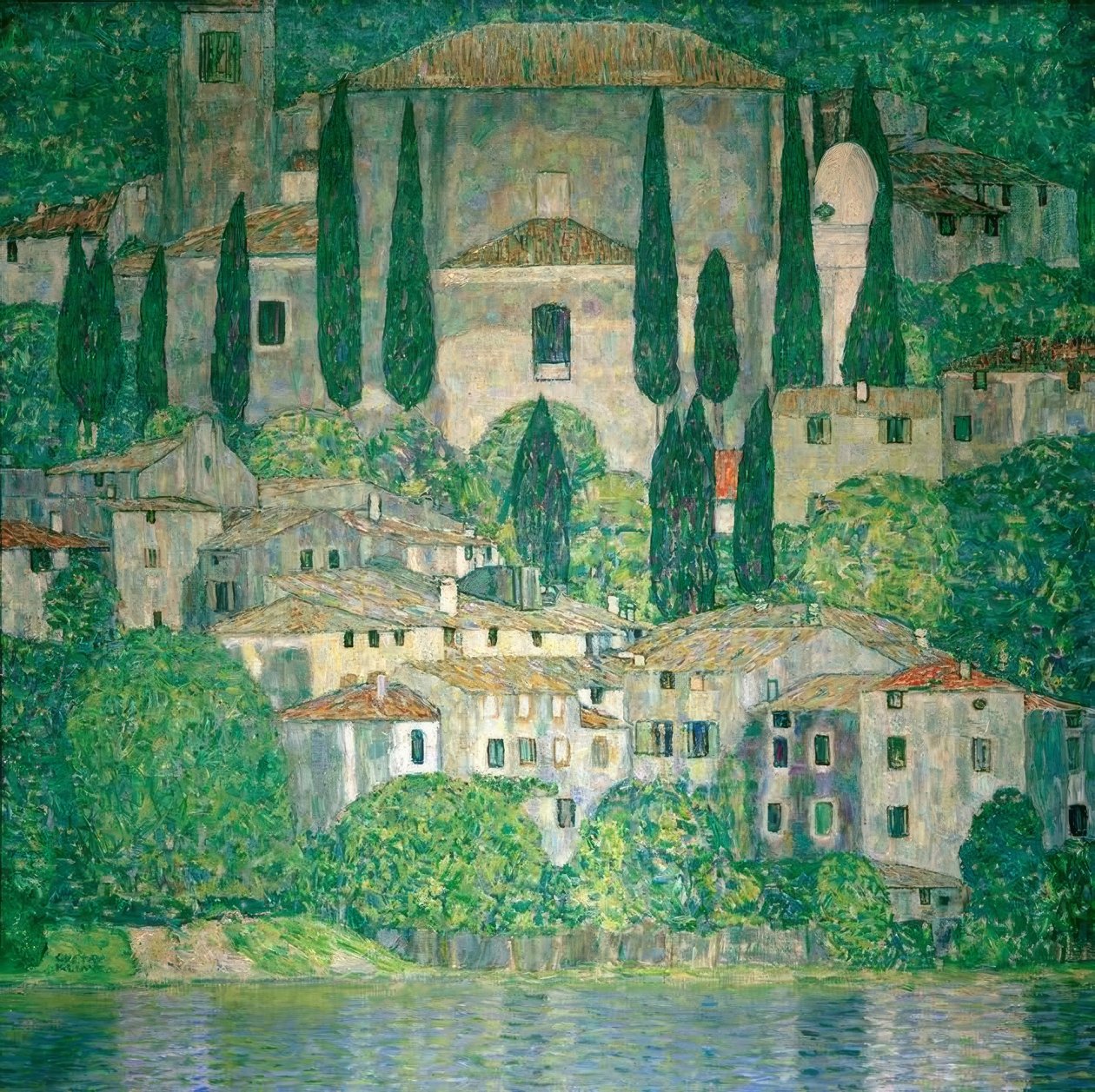 Kirche in Cassone od Gustav Klimt